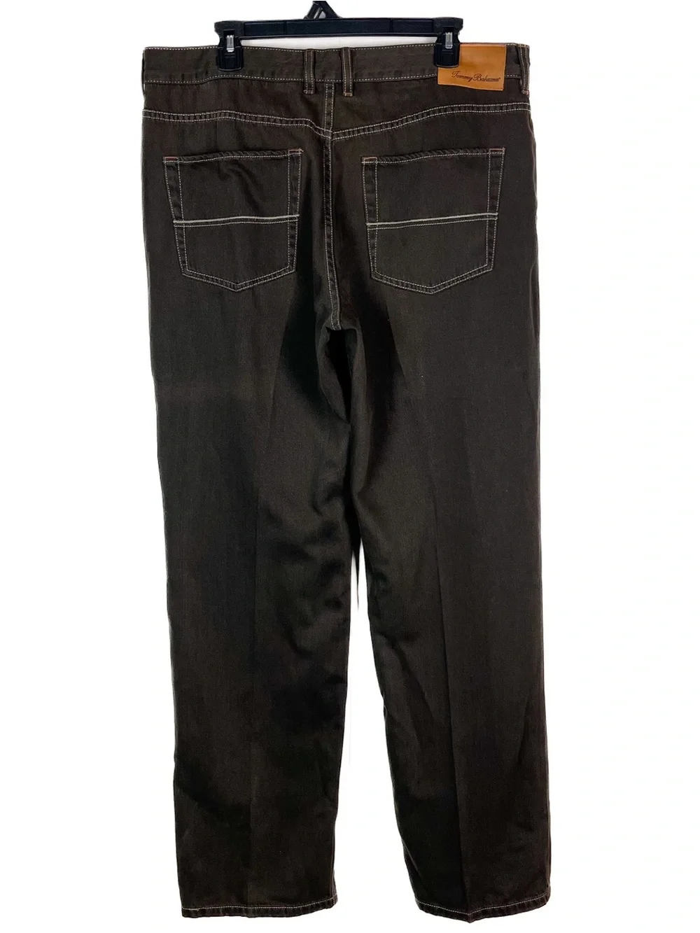 Tommy Bahama Jeans Mens 38x32 Brown Lightweight Pants Straight 5 Pocket